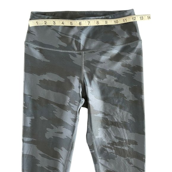 Soul by SoulCycle Camo Printed Leggings Blue‎ High Waist Logo Size S MSRP $88 - Picture 7 of 9